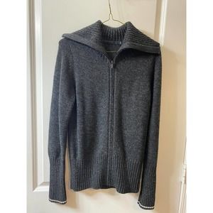 Icebreaker Women's Small Merino Wool Heavy Knit Cardigan Full Zip